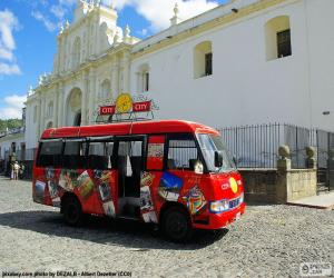 Puzle Antigua City Tour, ônibus