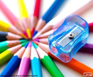 Puzle Apontador de lápis em plástico