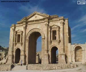 Puzle Arco de Adriano, Jordânia