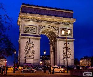 Puzle Arco do Triunfo, Paris