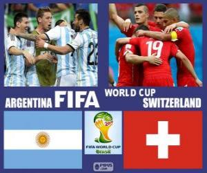 Puzle Argentina - Suíça, oitava final, Brasil 2014