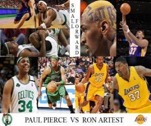 Puzle Artest NBA Final 2009-10, Eaves, Paul Pierce dos Celtics () vs Ron (Lakers)