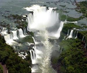 Puzle As Cataratas do Iguaçu, Argentina e Brasil