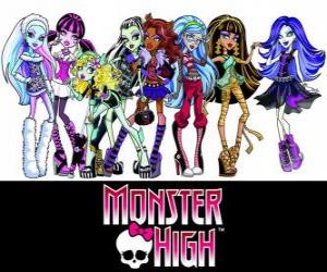 Puzle As garotas de Monster High