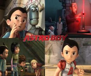 Puzle AstroBoy ou Astro Boy, com os amigos