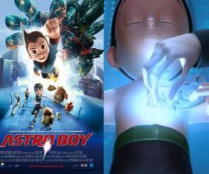 Puzle AstroBoy ou Astro Boy, um super-robô criado pelo professor Tenma à imagem de seu filho morto Toby e suas memórias