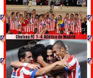 Puzle Atlético de Madrid campeão da UEFA Super Cup 2012