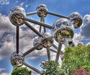 Puzle Atomium, Bruxelas, Bélgica
