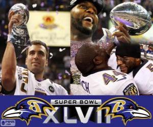 Puzle Baltimore Ravens Campeões Super Bowl 2013