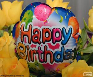 Puzle Balão Happy Birthday
