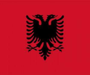 Puzle Bandeira da Albânia
