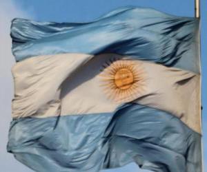 Puzle Bandeira da Argentina