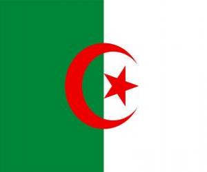 Puzle Bandeira da Argélia