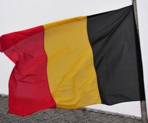 Puzle Bandeira da Bélgica