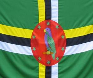 Puzle Bandeira da Dominica