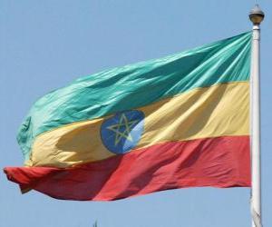 Puzle Bandeira da Etiópia