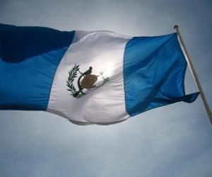 Puzle Bandeira da Guatemala