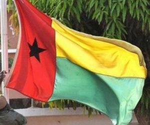 Puzle Bandeira da Guiné-Bissau