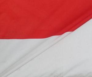 Puzle Bandeira da Indonésia
