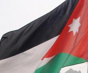 Puzle Bandeira da Jordânia