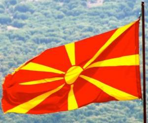 Puzle Bandeira da Macedónia