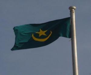 Puzle Bandeira da Mauritânia