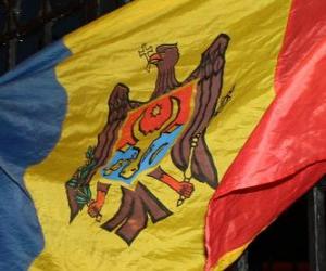 Puzle Bandeira da Moldávia