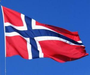 Puzle Bandeira da Noruega