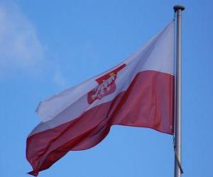 Puzle Bandeira da Polónia