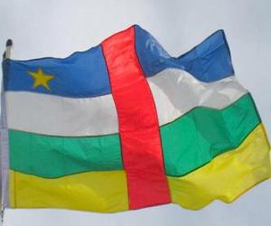 Puzle Bandeira da República Centro-Africana