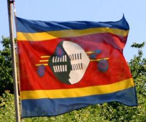 Puzle Bandeira da Suazilândia
