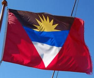 Puzle Bandeira de Antígua e Barbuda
