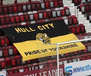 Puzle Bandeira de Hull City A.F.C.
