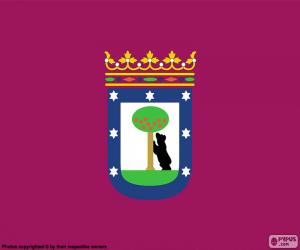 Puzle Bandeira de Madrid