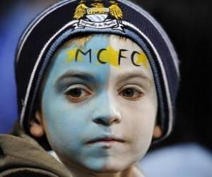 Puzle Bandeira de Manchester City F.C.