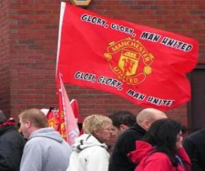 Puzle Bandeira de Manchester United F.C.