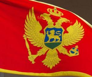 Puzle Bandeira de Montenegro