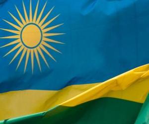 Puzle Bandeira de Ruanda