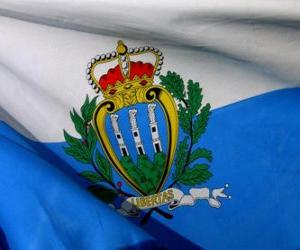 Puzle Bandeira de San Marino