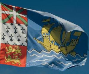 Puzle Bandeira de São Pedro e Miquelão