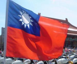 Puzle Bandeira de Taiwan