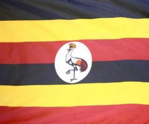Puzle Bandeira de Uganda