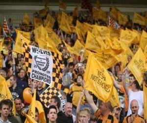 Puzle Bandeira de Wolverhampton Wanderers F.C.