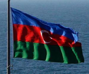Puzle Bandeira do Azerbaijão
