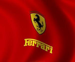Puzle Bandeira do Ferrari
