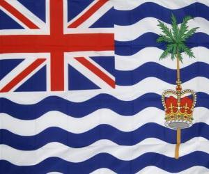 Puzle Bandeira do Território britânico do Oceano Índico