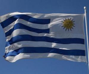 Puzle Bandeira do Uruguai