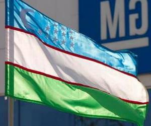 Puzle Bandeira do Uzbequistão