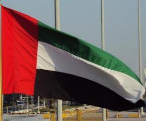 Puzle Bandeira Emirados Árabes Unidos