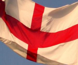 Puzle Bandera da Inglaterra, nação  do Reino Unido